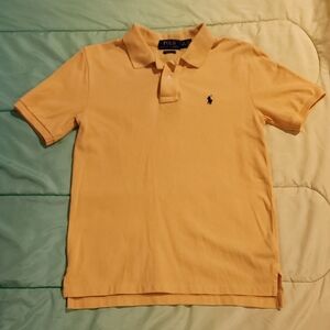 Ralph Lauren Classic Fit Polo in Soft Yellow. Boys 10/12